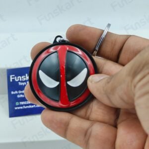 Wheel Rotating Heavy Metal Keychain & Keyring